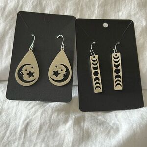 Moon earrings